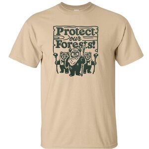 Ewok Forest embroidered tee
